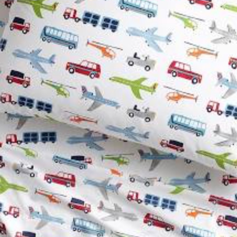 ISO pottery barn kids sheets